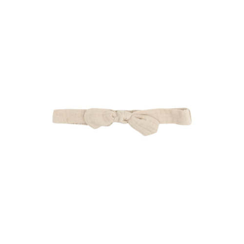Knot Headband - Solid Muslin Oxford Tan