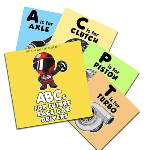 ABC's For Future Race Car Drivers Alphabet Book