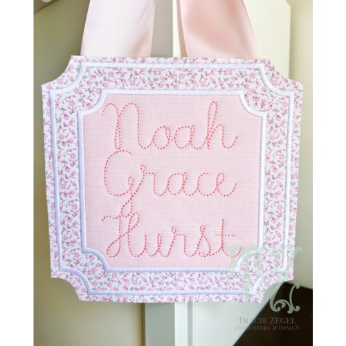 Grande Bassinet Card with Detachable Bow