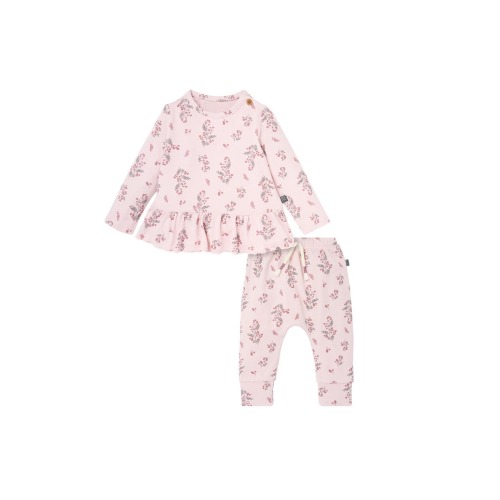 Peplum Top and Pants Set, 24M