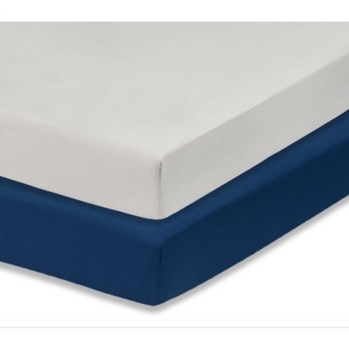 Everyday Kids 2-Pack Fitted Crib Sheets, Soft Microfiber, Fits 28x52 Crib Mattress, Navy and Gray – Breathable, Cozy, Fade-Resistant Fabric