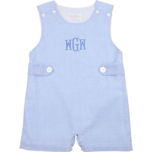 Blue Gignham Seersucker Jon Jon