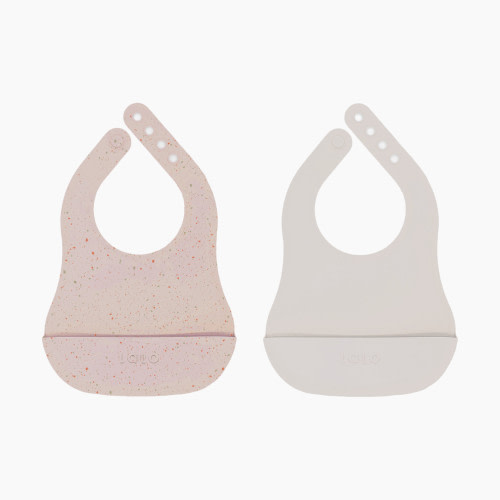 Lalo Bib (2 Pack) - Grapefruit