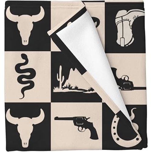 Amazon | Western Checkered Baby Blanket