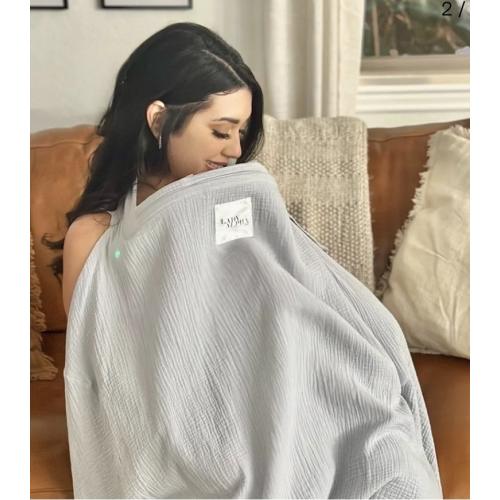 The Lady Alpha Nursing Cool Cover with Built-in Fan | Original COOL Blue — As Seen On Shark Tank - Lady Alpha -The Nursing Cool Cover
