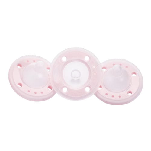 Silicone Pacifier Blush Petal Pink, 3-Pack | Ninni Co.