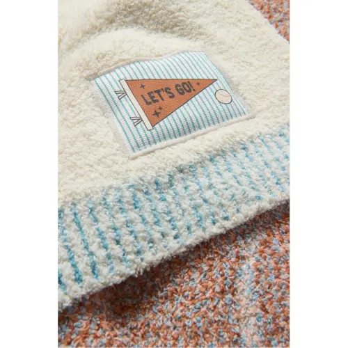 Barefoot Dreams CozyChic Play Ball Stroller Blanket - Cream Multi | Berings