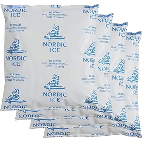 Ice Packs 16oz (Pack of 4) - Cooler Accessories - White