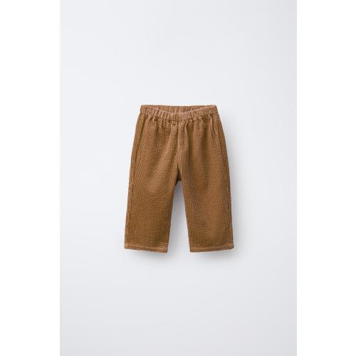 THICK CORDUROY PANTS - Pink | ZARA United States