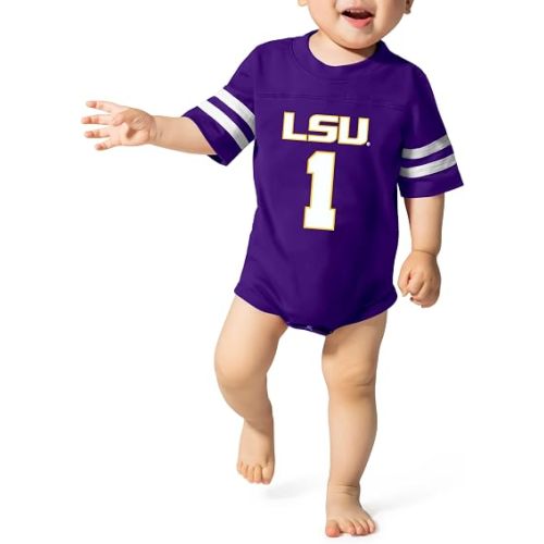 Little King College Football #1 Infant Jersey Game Romper