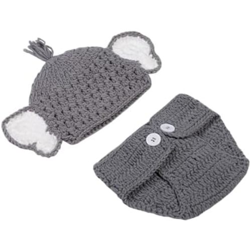 Newborn Baby Girl/Boy Crochet Knit Costume Photography Prop Hats Outfits