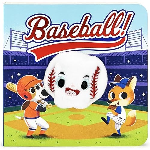 Baseball! Children's Finger Puppet Board Book for Babies and Toddlers