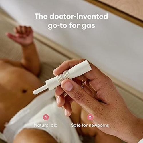 Frida Baby Windi Gas Passer, Baby Gas Relief, Colic Baby Relief, Made in USA, 100% Natural, Safe & Effective Instant Constipation Relief for Babies & Infants, 10ct