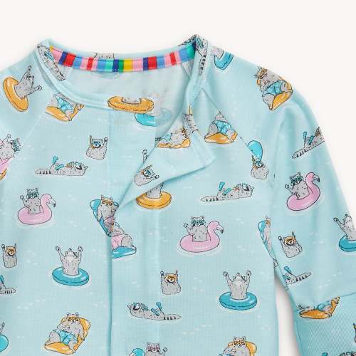 Magnetic Convertible Coverall – Magnetic Me - Racoon Lagoon, 3-6M