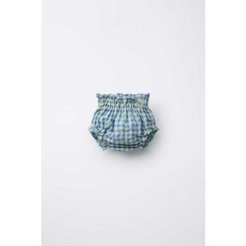 GINGHAM UNDERWEAR - Greenish | ZARA United States