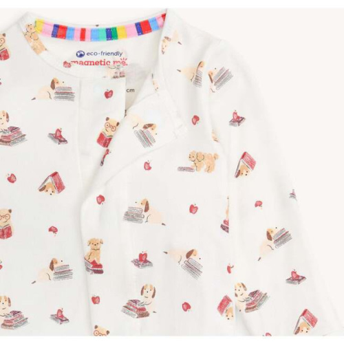 Unisex Pup Fiction Printed Footie - Baby