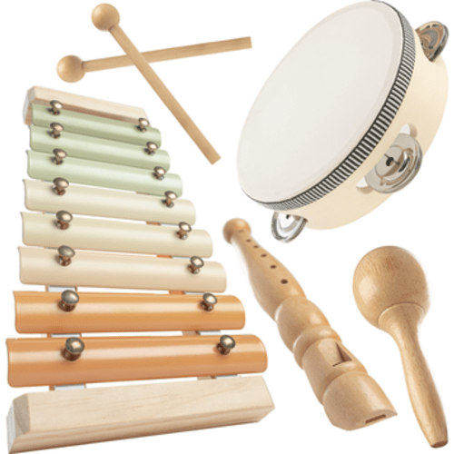 4-Piece Kids Musical Instruments for Toddlers