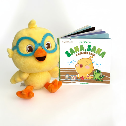 NEW: Canticos Sana Sana book plus Nicky Chickie bundle – Encantos
