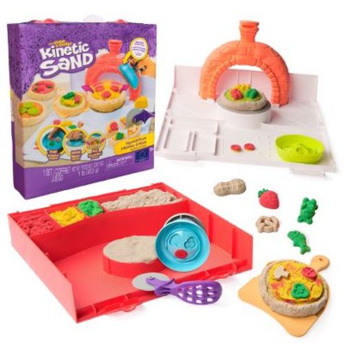 Kinetic Sand Squish Pizza Playset