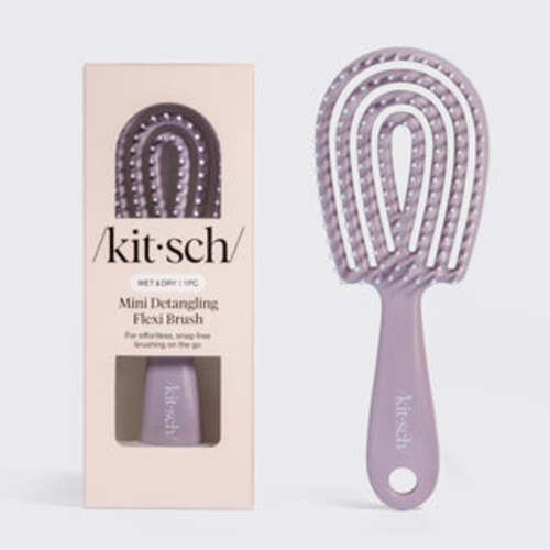 Soft Violet Detangling Flexi Brush - Mini – KITSCH