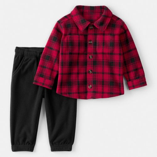Baby Boy Carter's 2-pc. Plaid Shirt & Pants Set