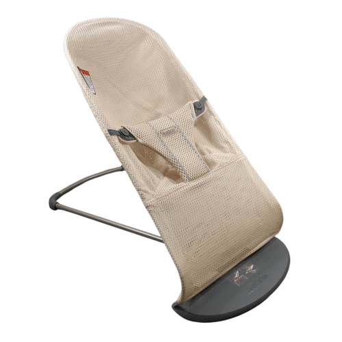 BabyBjorn Bouncer Bliss, Dark Gray Frame, Pearly Pink Mesh