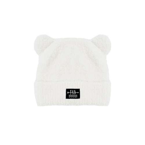 Baby Wilde Plush Beanie - Ivory Plush