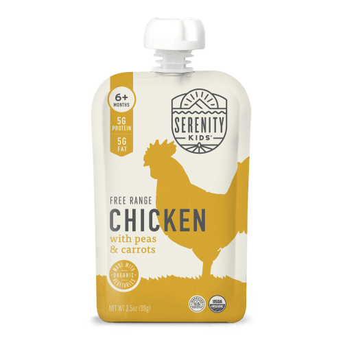 Free Range Chicken with Organic Peas and Carrots (12 count)