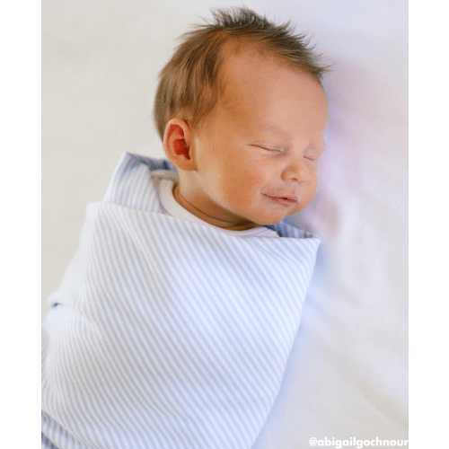 Simple Stripes Blue Blanket