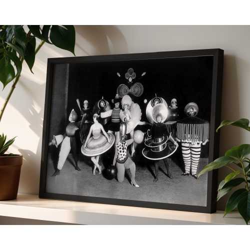 Bauhaus Ballet Print: Oskar Schlemmer Triadic Ballet, 1920s Photography