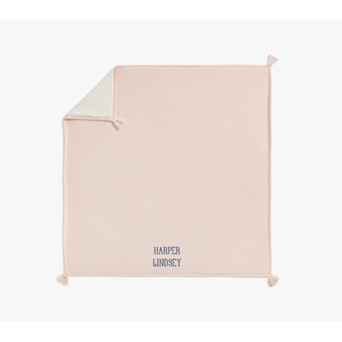 Oversized Luxe Knit Sherpa Baby Blanket