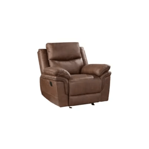 Ryland Brown Nursery Polyester 42" Manual Glider Recliner