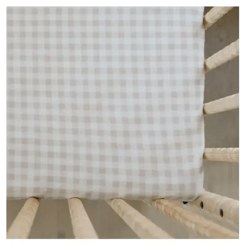 Brands We Love Gingham Crib Sheet by Janie and Jack