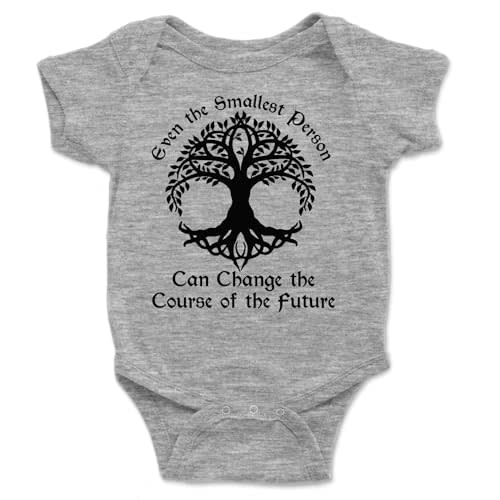 Even The Smallest Person Can Change The Course of The Future Bodysuit - Available in White Gray or Pink