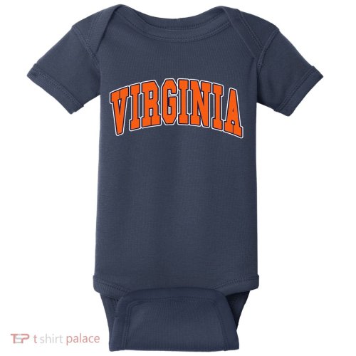 Virginia Throwback Design Classic Baby Bodysuit
