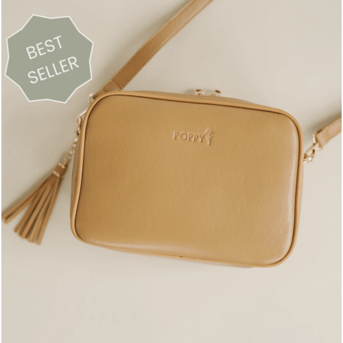 The Original Poppy Diaper Bag - Camel