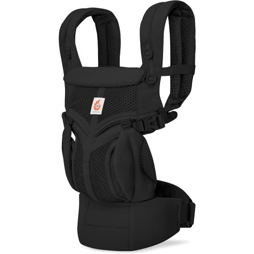 Ergobaby Omni Classic (formerly OMNI 360) All-Position Baby Carrier for Newborn to Toddler with Lumbar Support and Cool Air Mesh, 7-45 Pounds, Onyx Black, One Size