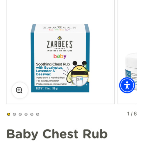 Baby Chest Rub
