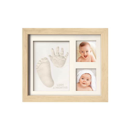 Baby Handprint & Footprint Keepsake Solo Frame