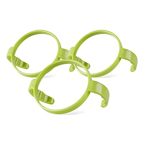 Compatible Baby Bottle Handle for Comotomo Bottles 8 oz & 5 oz, 3 Count, Green