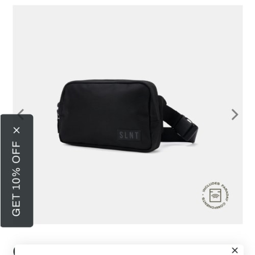 Compact Faraday Sling - Black / Medium - SLNT®