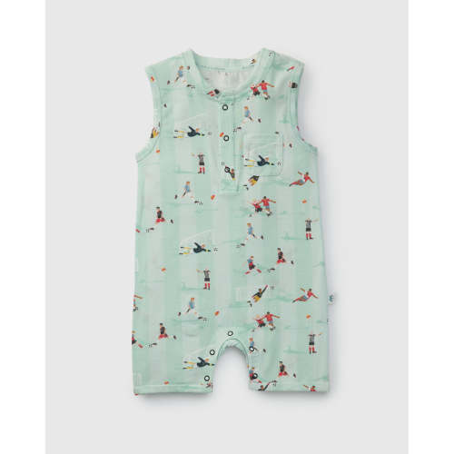 Short Romper in TENCEL™ Lyocell - The Beautiful Game