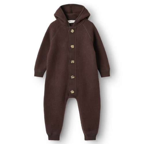 Baby merino wool fleece one-piece - Free shipping - Dilling