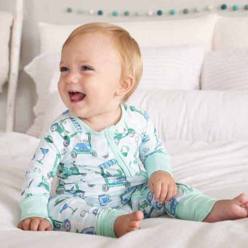 Birdie Babes Convertible Zip Romper | Green