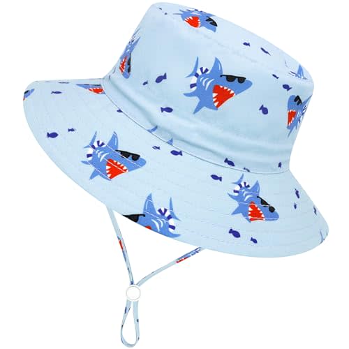 Baby Sun Hat Baby Boy Hats Toddler Hat UPF 50+ Bucket Hat for Baby Girls Infant Beach Hat with Wide Brim Kids Caps