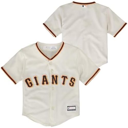 San Francisco Giants MLB Toddler 2-4 Ivory Cream Home Official Team Jersey