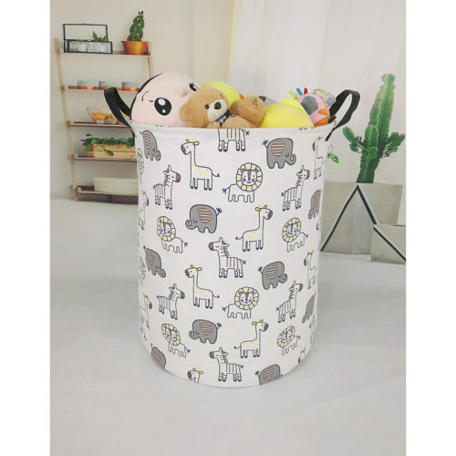 Ebern Designs Kids Hamper Baby Storage Bins Gift Toy Box Organizer Nursery Waterproof Laundry Basket Large Canvas Collapsible Chest For Bedroom Closet Shelf Room Décor | Wayfair