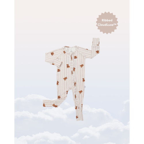 Little Zippers in Teddy Stripe – Sunday Littles