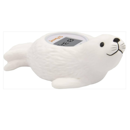 Doli Yearning Upgrade Baby Bath Thermometer Room Temperature| Water Thermometer|Kids' Bathroom Safety Products| Baby Bath(Seal Shape)℃/℉, LCD