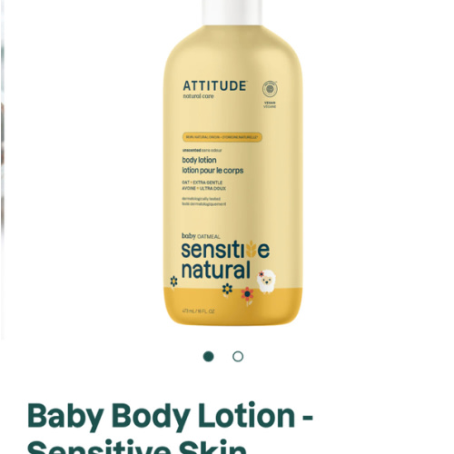 Baby Body Lotion - Sensitive Skin